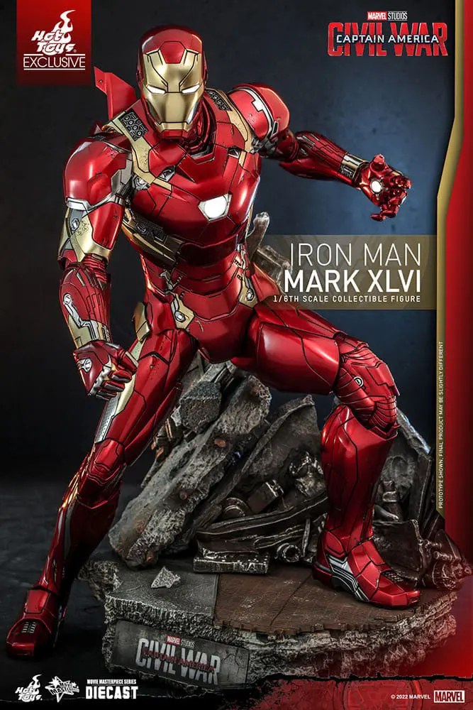 Iron Man Movie Masterpiece Diecast Action Figure 1/6 Iron Man Mark XLVI 32 cm product photo
