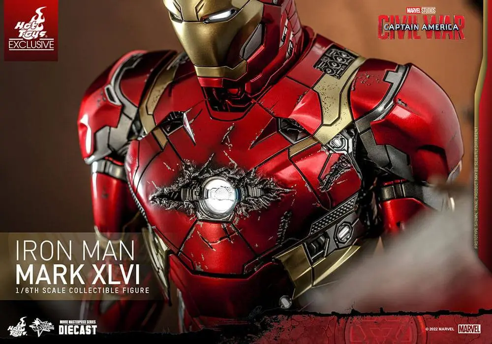 Iron Man Movie Masterpiece Diecast Action Figure 1/6 Iron Man Mark XLVI 32 cm product photo