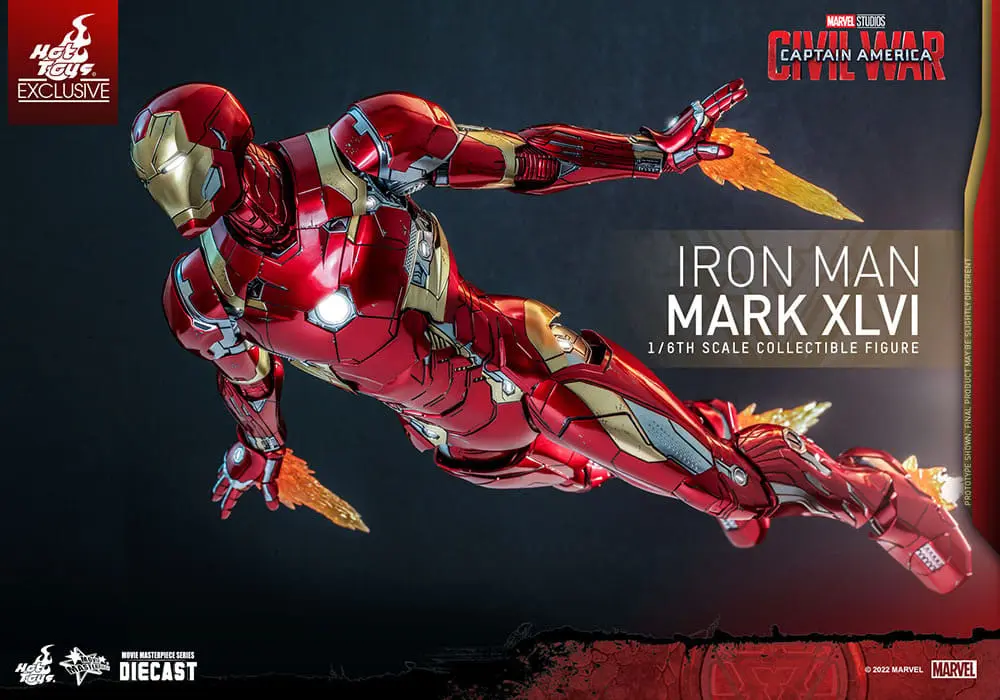 Iron Man Movie Masterpiece Diecast Action Figure 1/6 Iron Man Mark XLVI 32 cm product photo