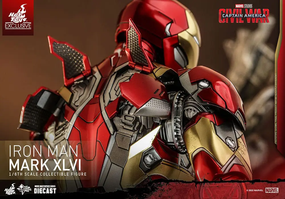 Iron Man Movie Masterpiece Diecast Action Figure 1/6 Iron Man Mark XLVI 32 cm product photo