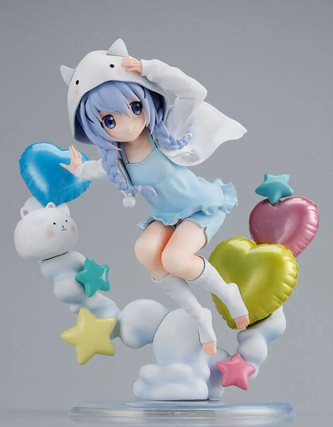 Is the Order a Rabbit BLOOM PVC Statue 1/6 Chino Tippy Hoodie Ver. 21 cm product photo