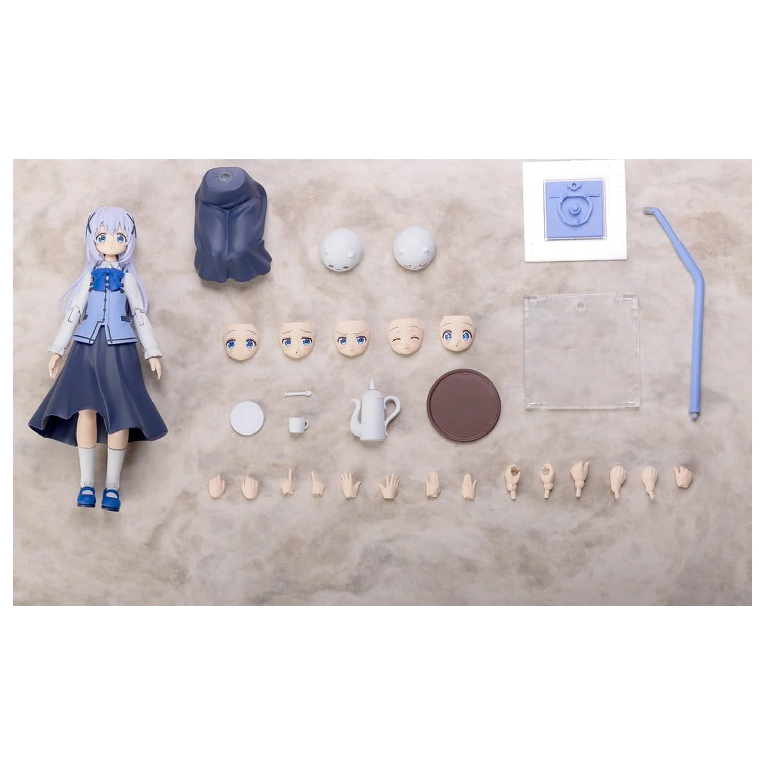 Is the Order a Rabbit? Bloom Plafia Plastic Model Kit Chino 14 cm product photo