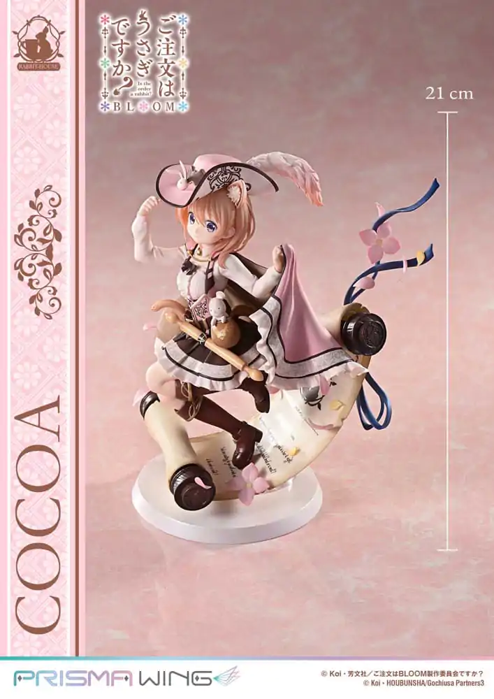 Is the Order a Rabbit? Bloom Prisma Wing PVC Statue 1/7 Cocoa 21 cm product photo
