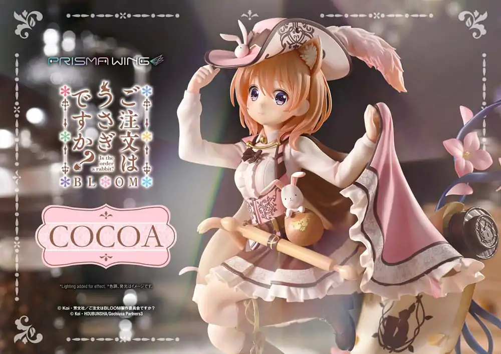 Is the Order a Rabbit? Bloom Prisma Wing PVC Statue 1/7 Cocoa 21 cm product photo