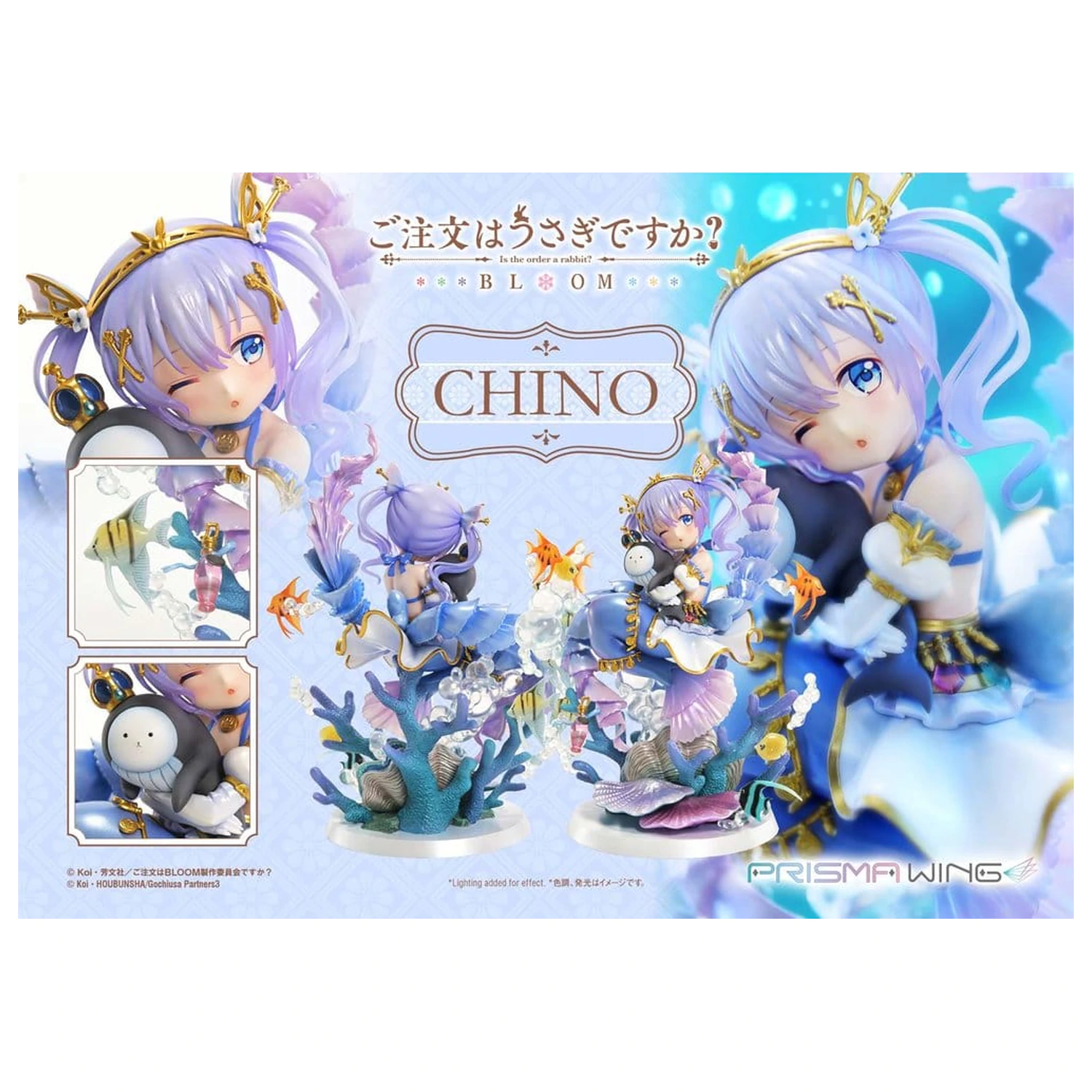 Is the Order a Rabbit? BLOOM Prisma Wing Pre-Painted Figure 1/7 Chino 21 cm product photo