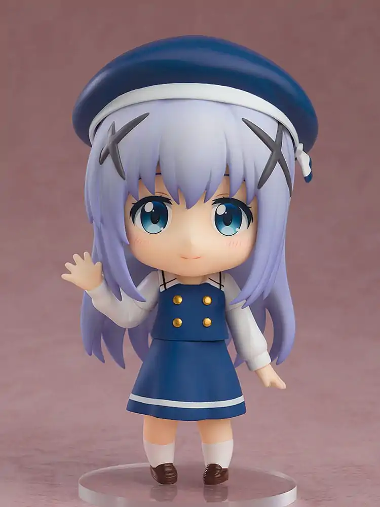 Is the Order a Rabbit Nendoroid Action Figure Chino: Winter Uniform Ver. 10 cm termékfotó