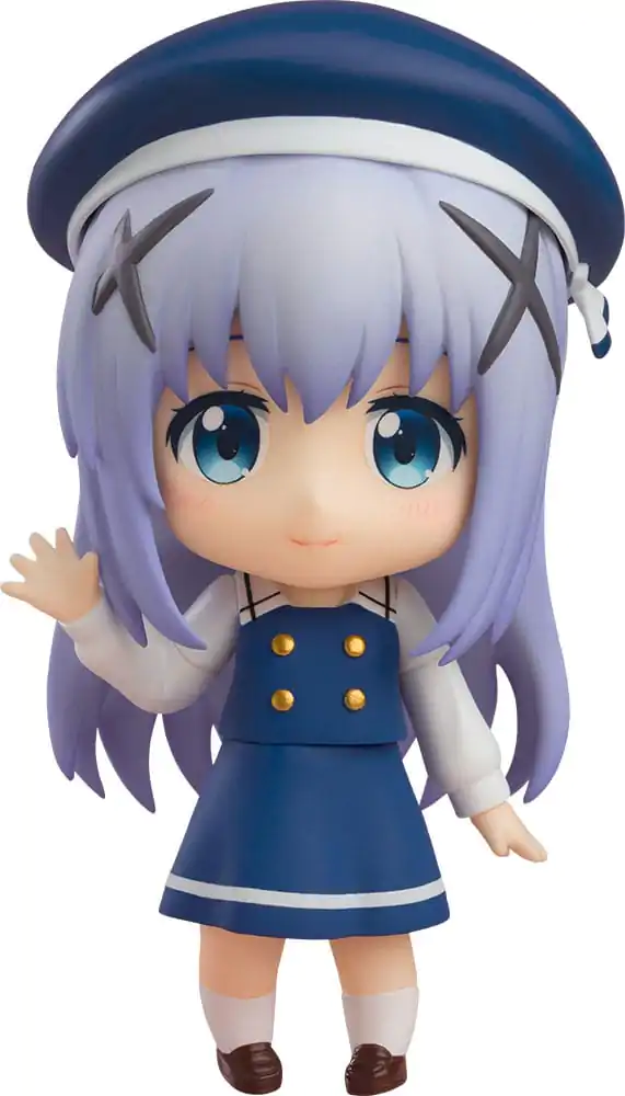 Is the Order a Rabbit Nendoroid Action Figure Chino: Winter Uniform Ver. 10 cm termékfotó