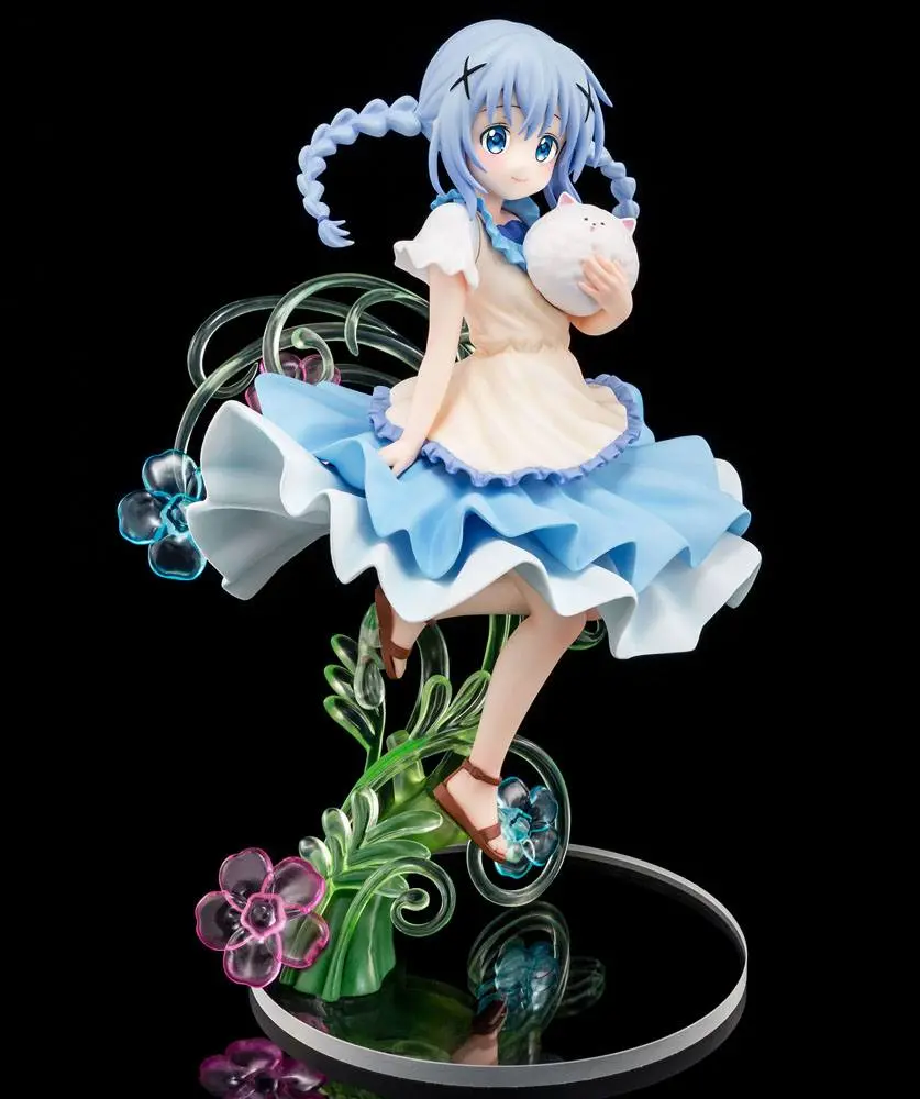 Is the Order a Rabbit? PVC Statue 1/7 Chino Summer Dress Ver. 21 cm product photo