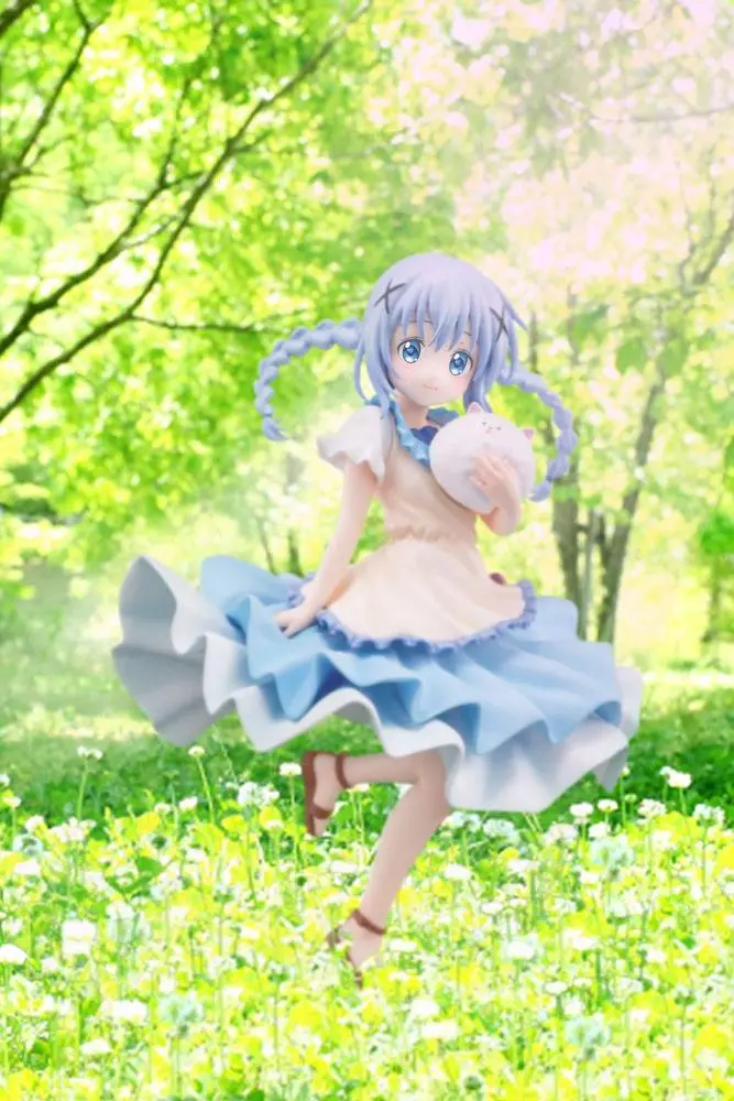 Is the Order a Rabbit? PVC Statue 1/7 Chino Summer Dress Ver. 21 cm product photo