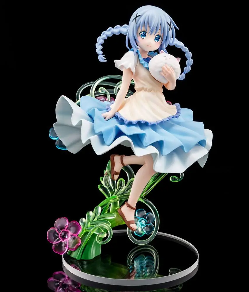 Is the Order a Rabbit? PVC Statue 1/7 Chino Summer Dress Ver. 21 cm product photo