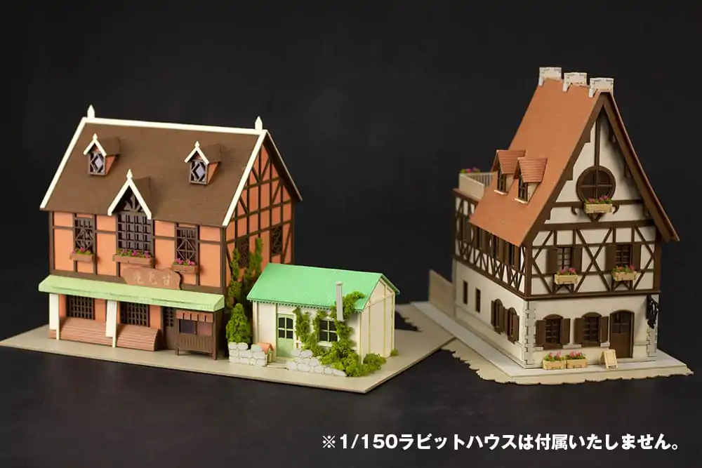 Is the order a rabbit?? 1/150 Paper Model Kit Anitecture Amausaan &amp; Syaro´s House 7 cm (3rd-run) product photo