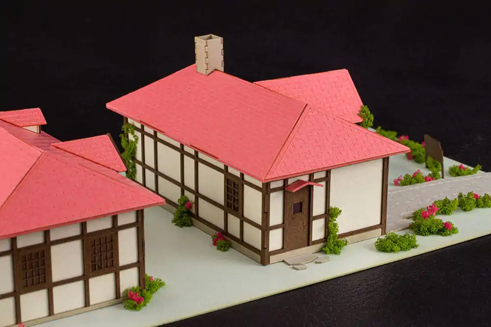 Is the order a rabbit?? Bloom 1/150 Paper Model Kit Anitecture Hot Bakery &amp; Cocoa's House 4 cm (re-run) product photo