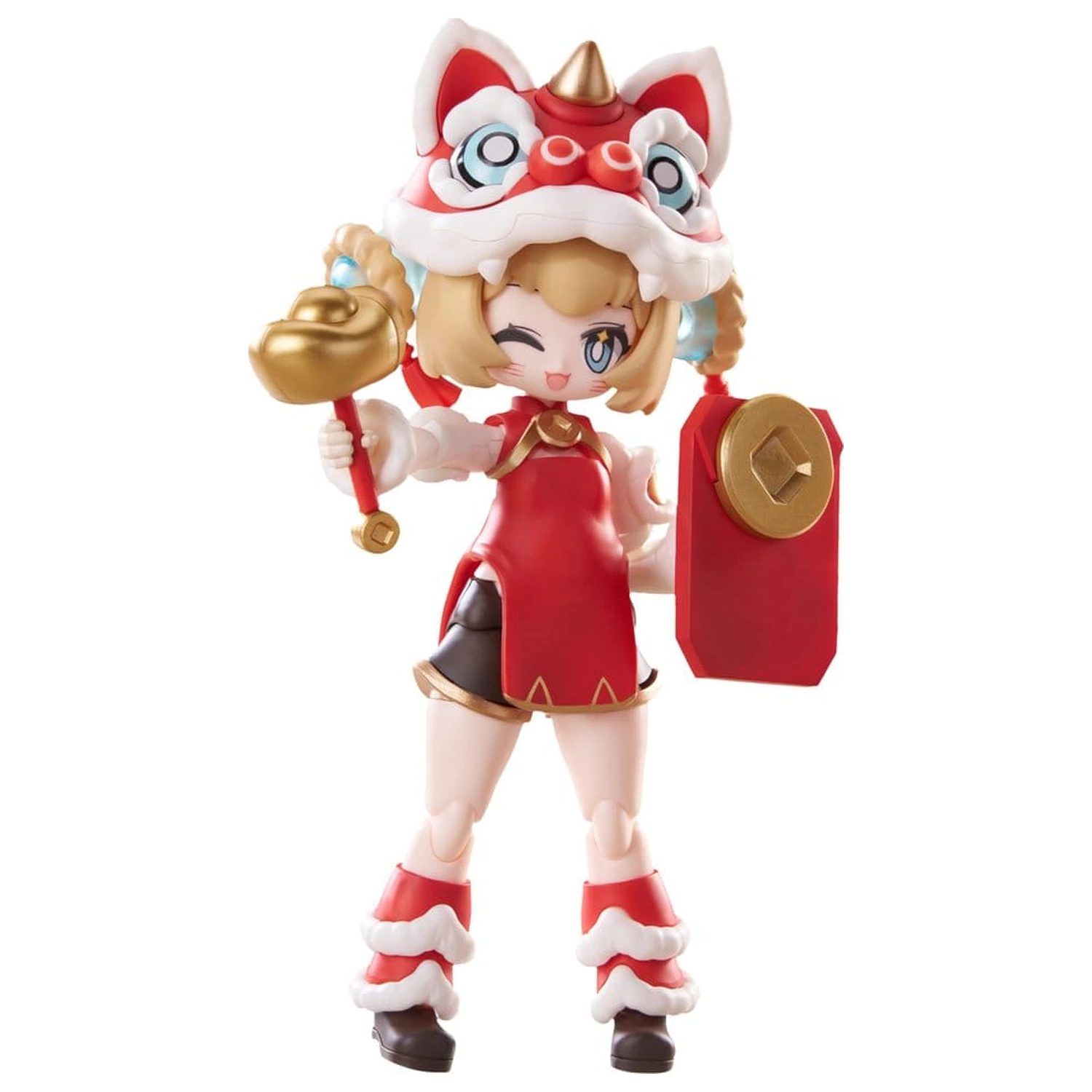 Isekai Ryoko no Techo Plastic Model Kit SP01 New Warrior Lennie Brown New Year Ver. 14 cm         product photo