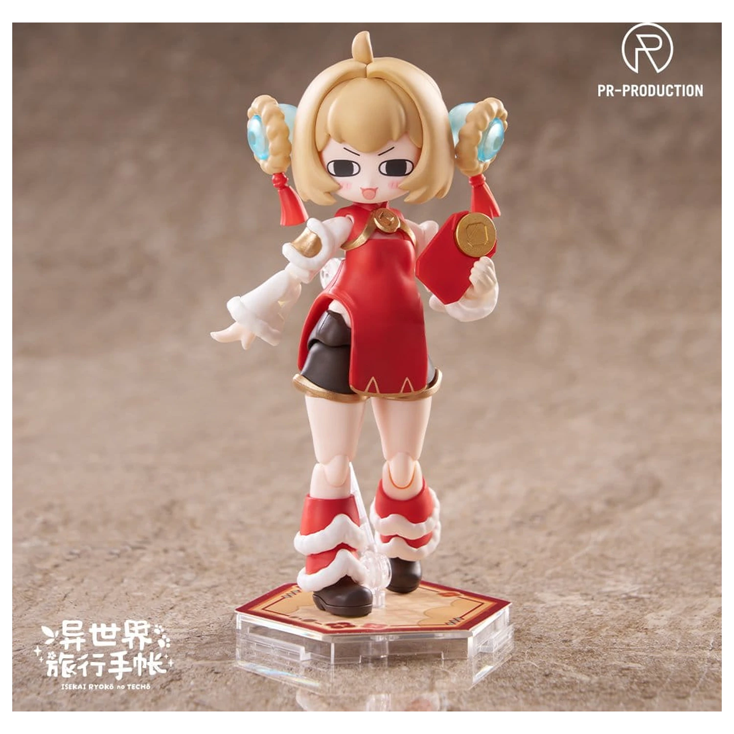 Isekai Ryoko no Techo Plastic Model Kit SP01 New Warrior Lennie Brown New Year Ver. 14 cm         product photo