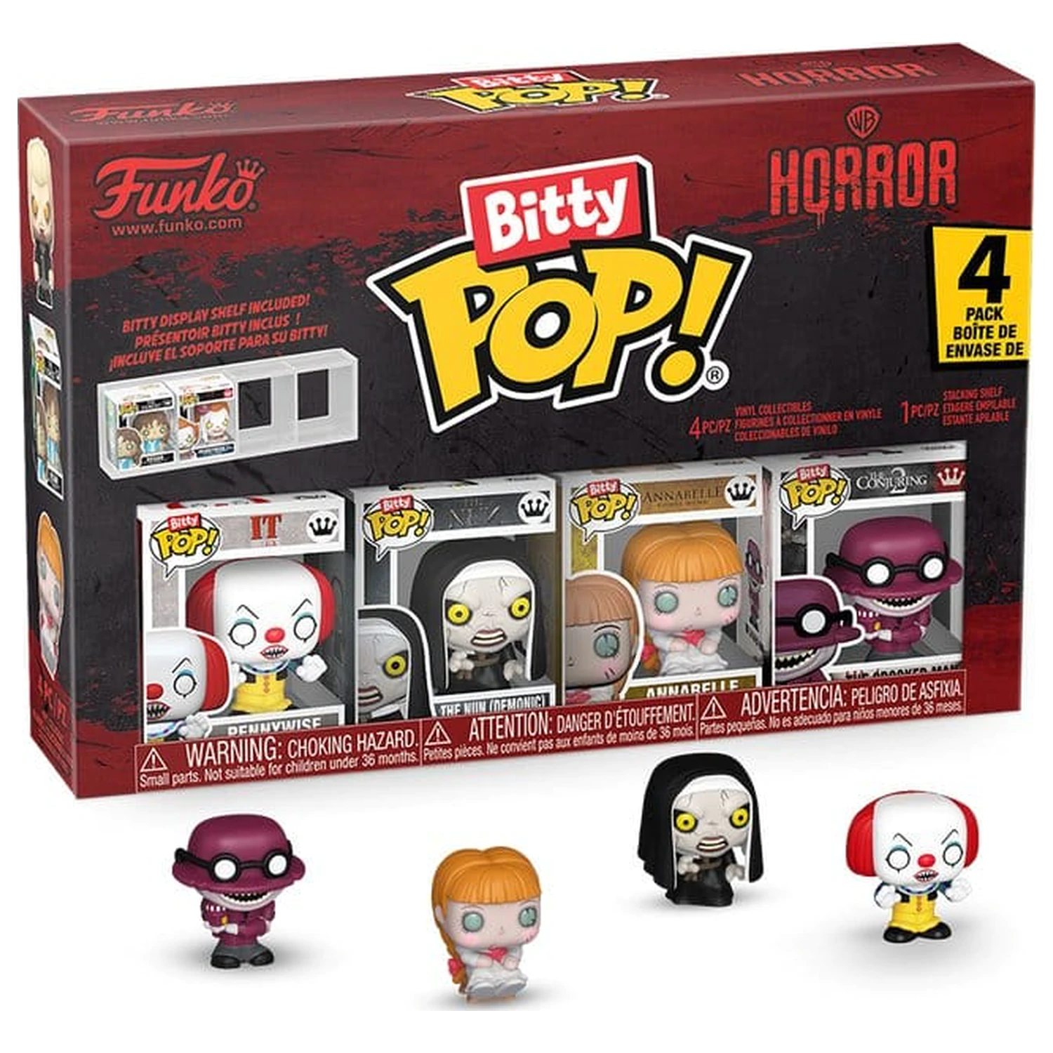 IT Bitty Funko POP! Vinyl Figure 4-Pack Pennywise 2,5 cm product photo