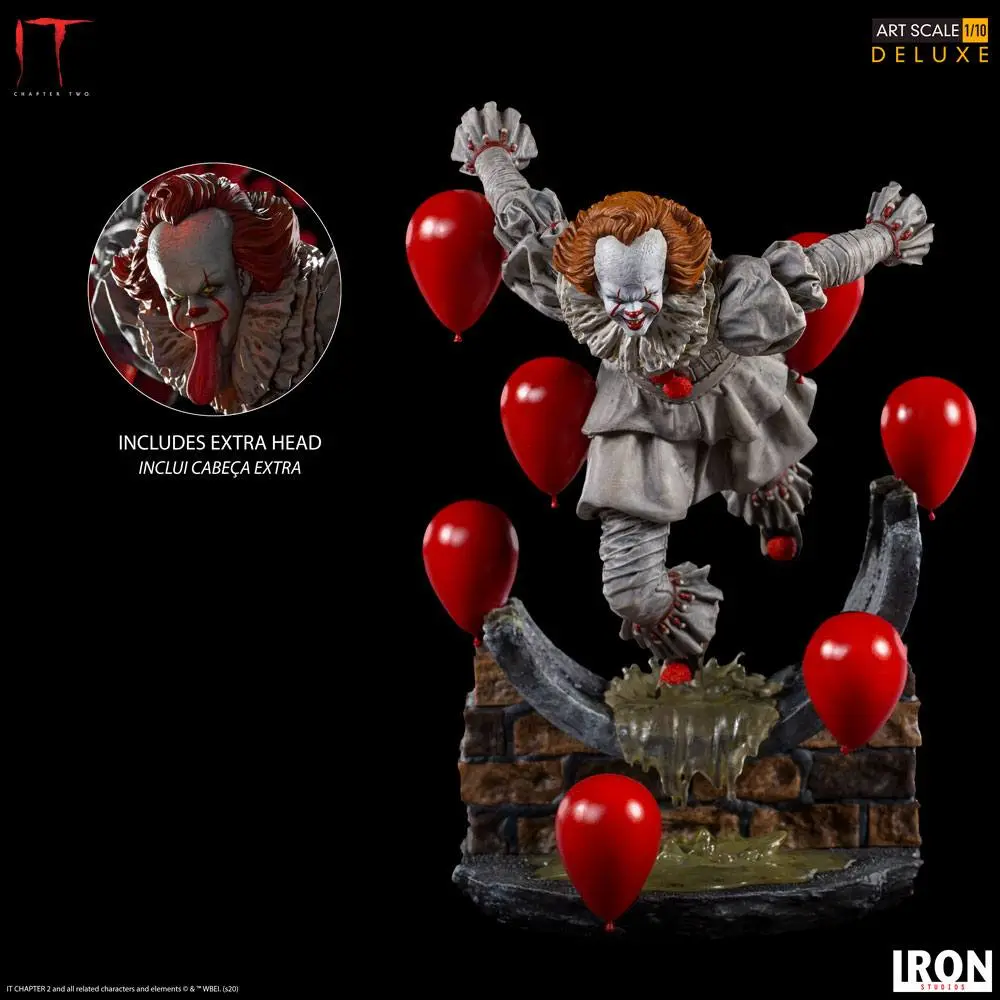 It Chapter Two Deluxe Art Scale Statue 1/10 Pennywise 21 cm product photo