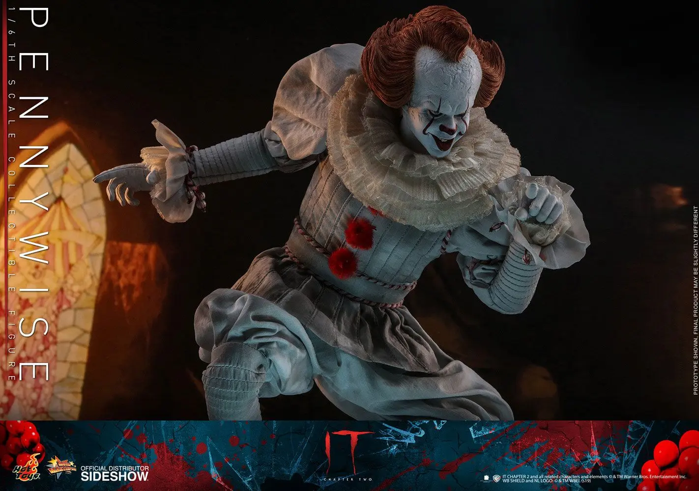 It Chapter Two Movie Masterpiece Action Figure 1/6 Pennywise 32 cm product photo