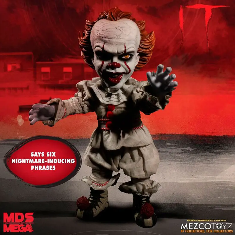 Stephen King's It 2017 Designer Series Talking Pennywise 38 cm termékfotó