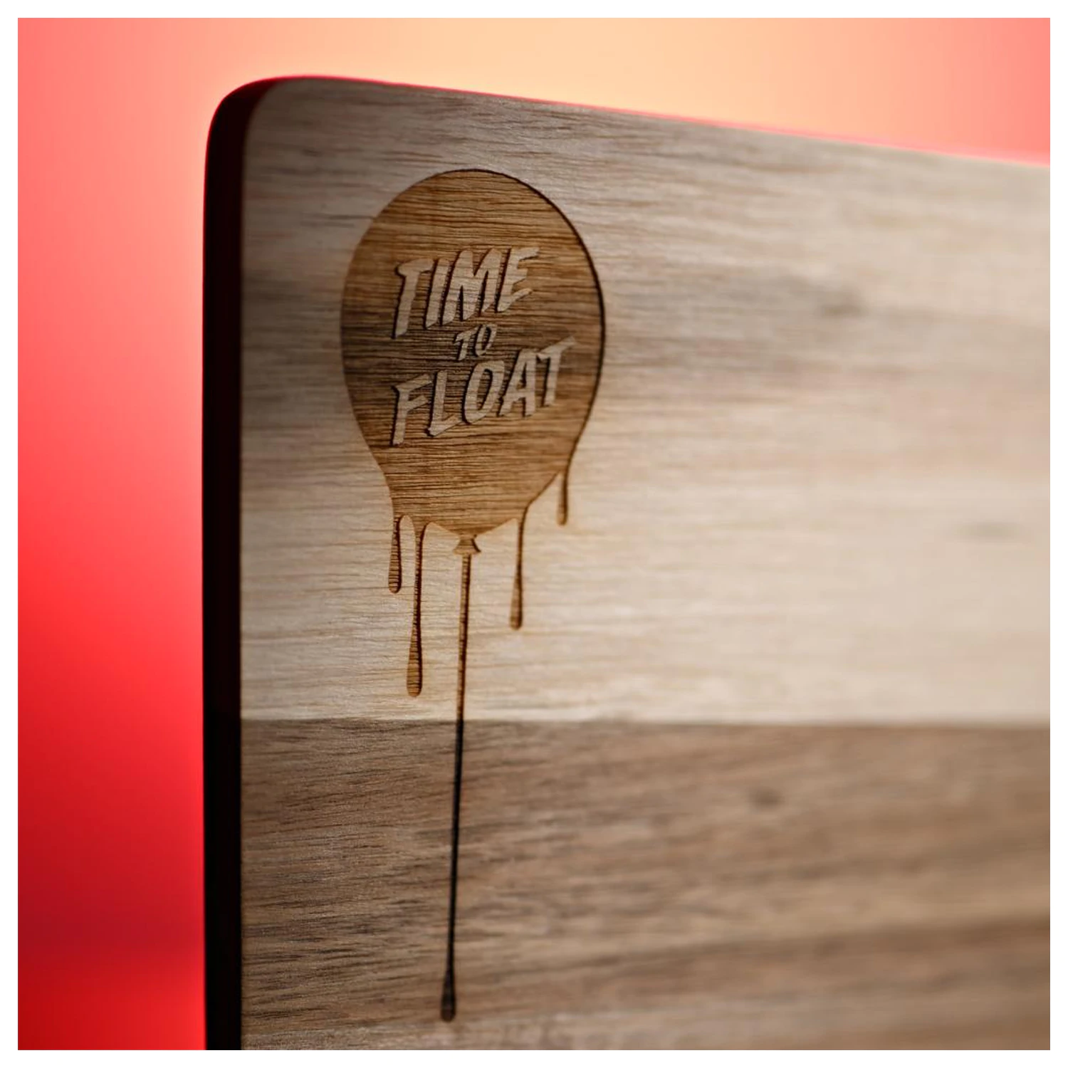 IT Time to Float Wood Serving Board product photo