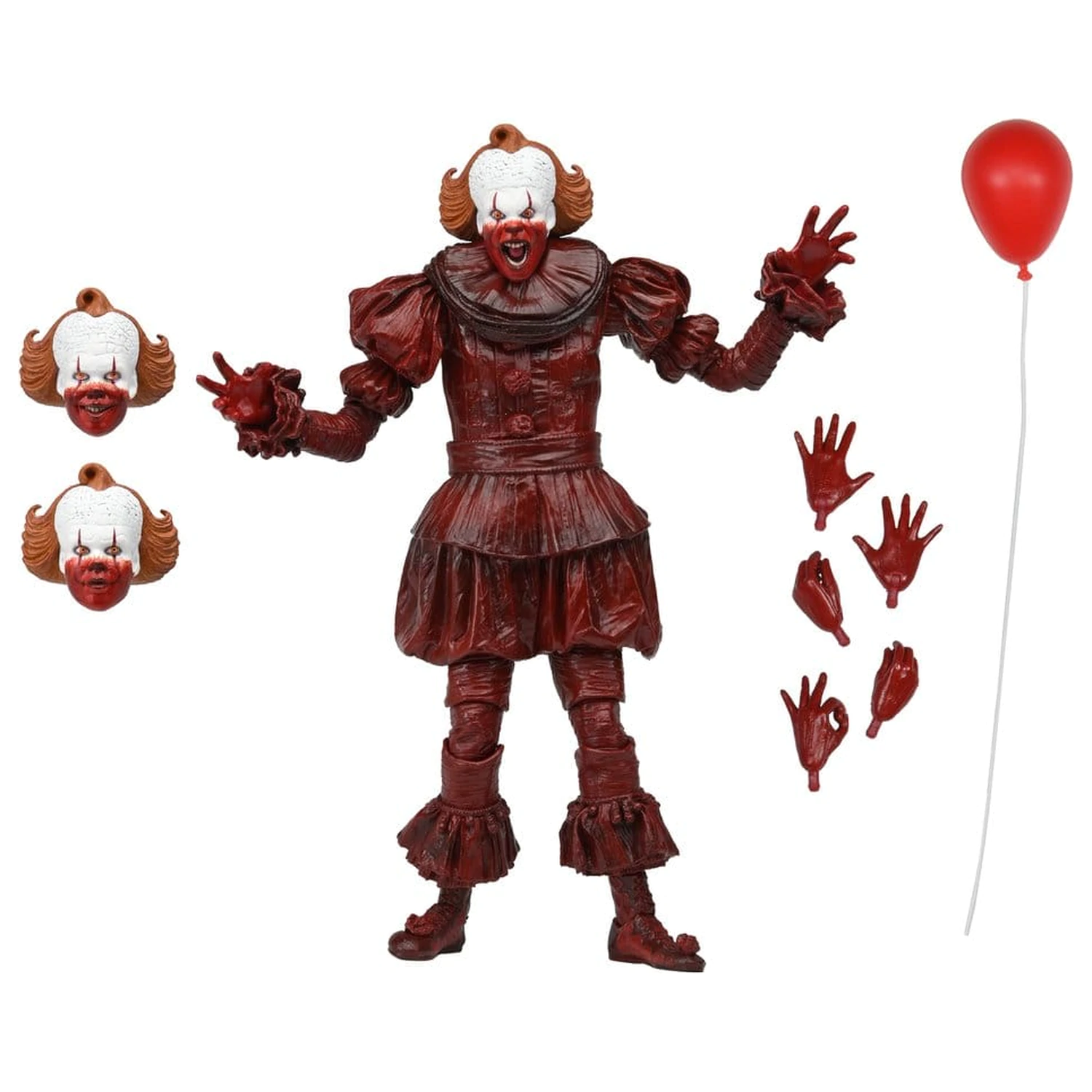 It: Welcome To Derry Action Figure Blood Pennywise 18 cm product photo