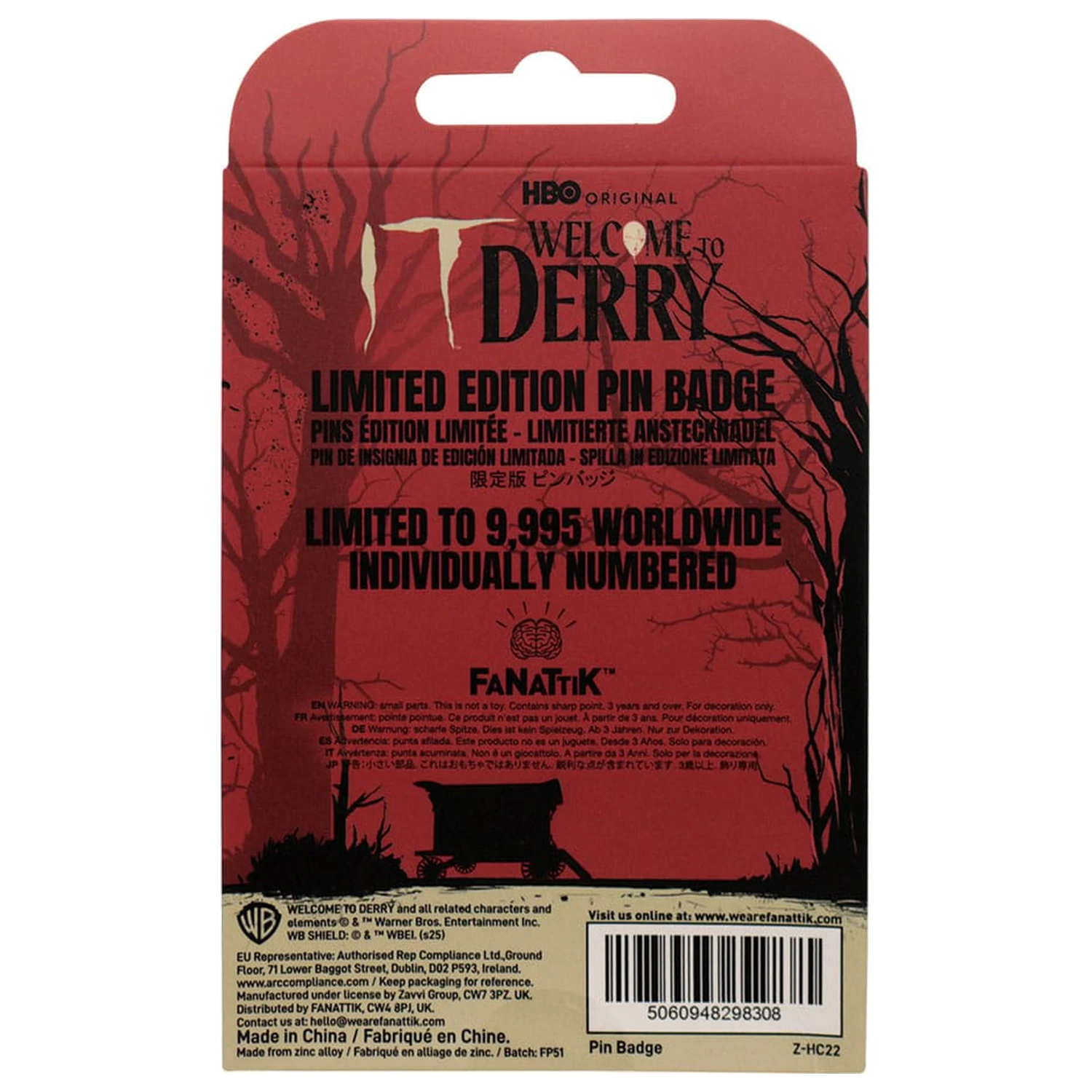 It Pin Badge IT: Welcome to Derry DAFB Limited Edition      product photo