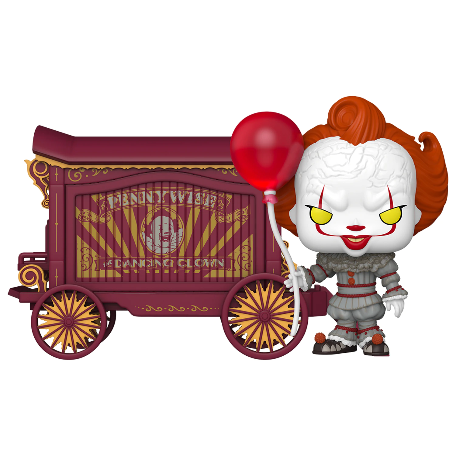 It-Welcome to Derry Funko POP! Town Vinyl Figure Pennywise & Wagon 9 cm product photo