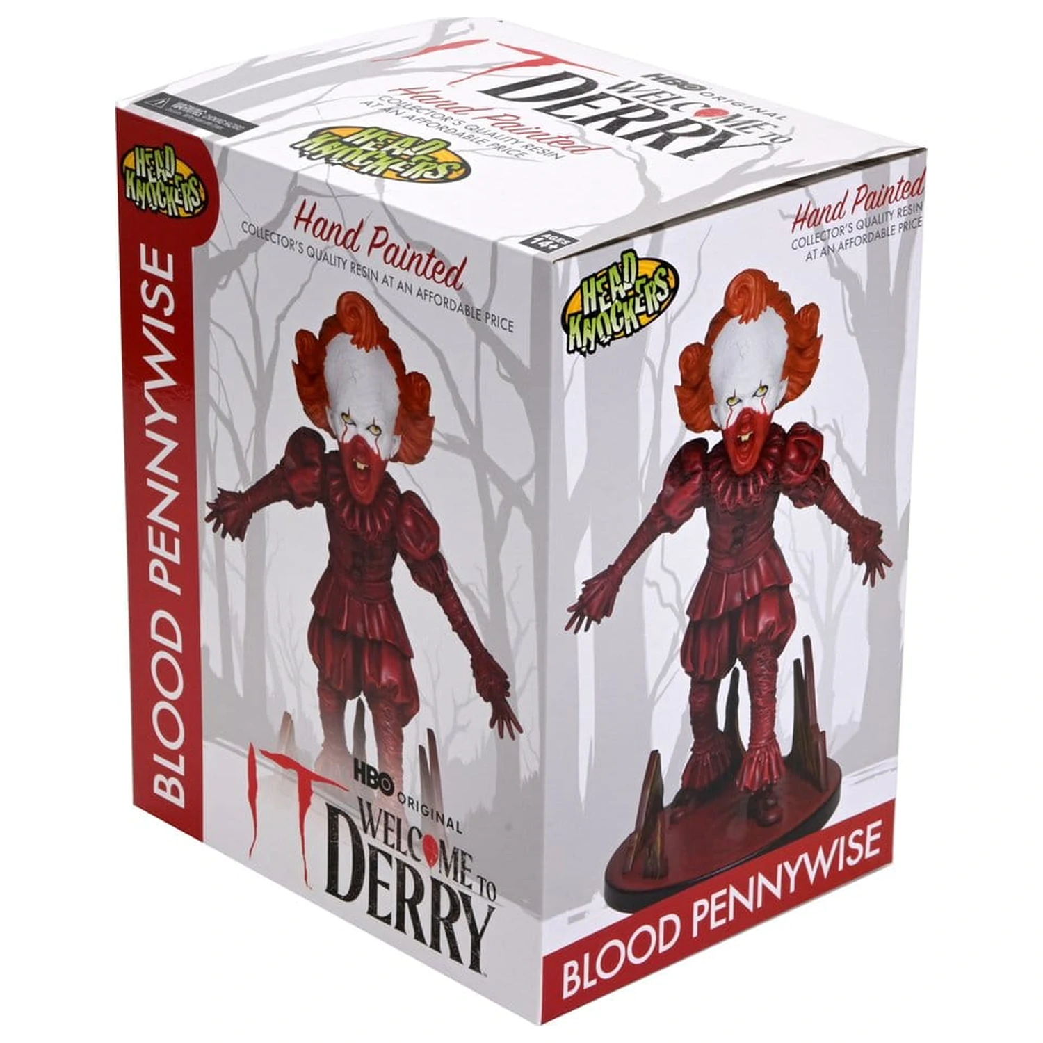 It: Welcome To Derry Head Knocker Blood Pennywise 19 cm product photo
