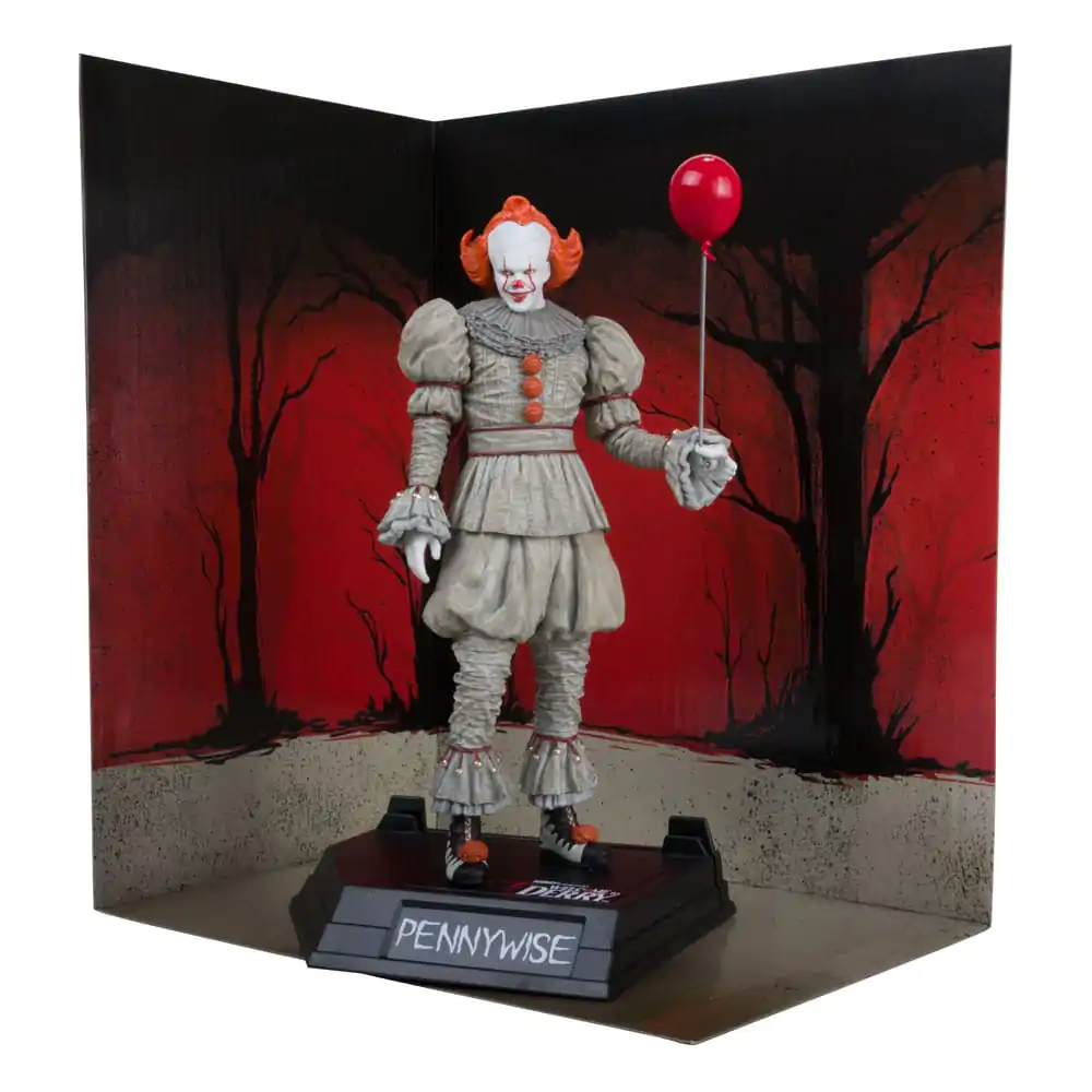 It: Welcome to Derry Movie Maniacs PVC Statue Pennywise (Gold Label) 16 cm product photo
