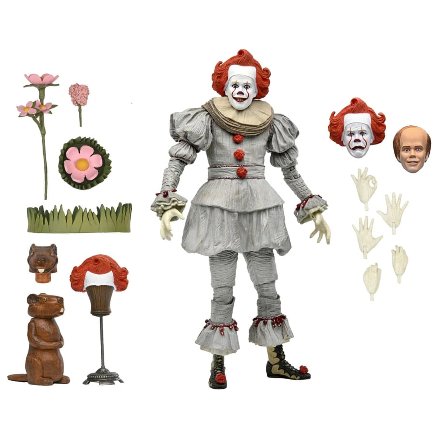 It: Welcome To Derry Action Figure Ultimate Bob Gray As Pennywise 18 cm product photo