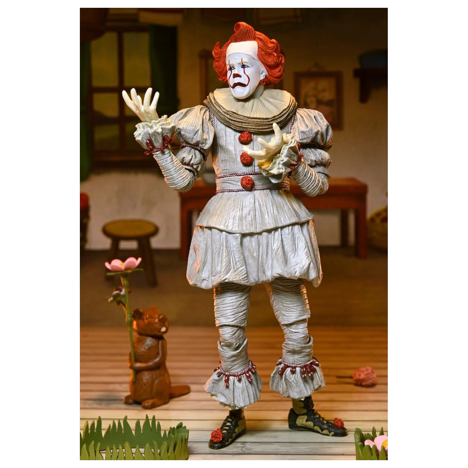 It: Welcome To Derry Action Figure Ultimate Bob Gray As Pennywise 18 cm product photo