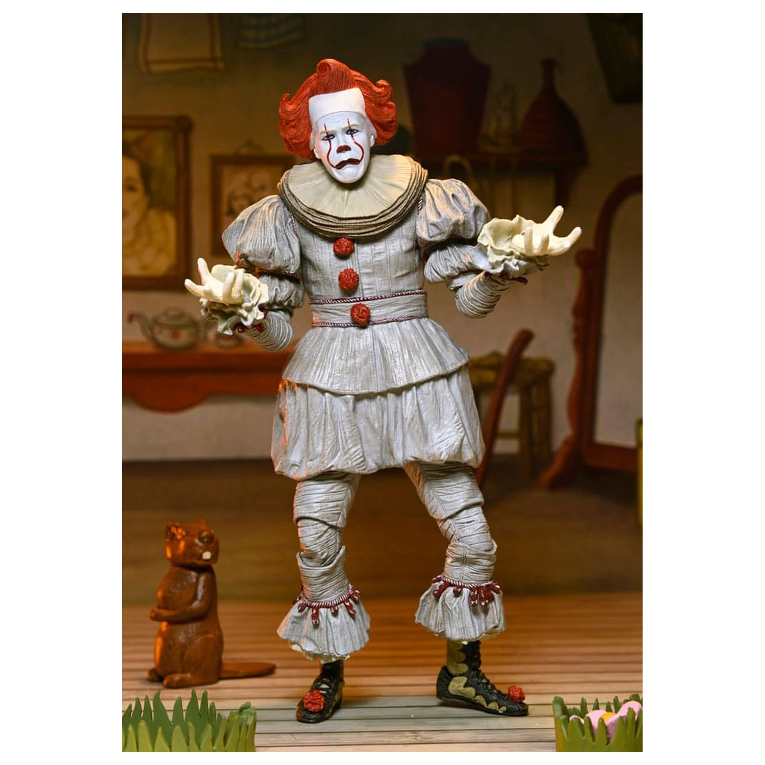 It: Welcome To Derry Action Figure Ultimate Bob Gray As Pennywise 18 cm product photo