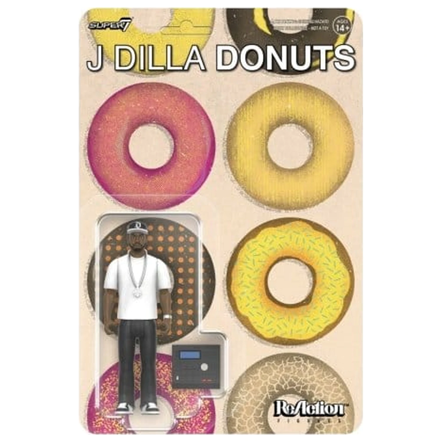 J Dilla ReAction Action Figure Wave 02 J Dilla Donuts product photo