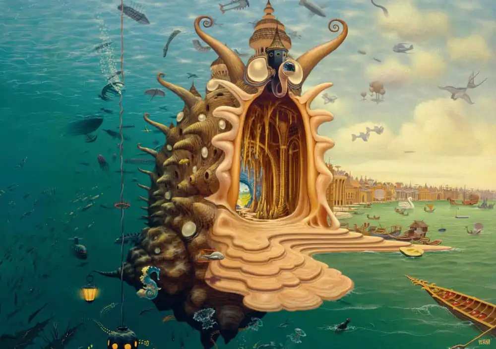 Jacek Yerka Harbor puzzle (1000 pieces) product photo