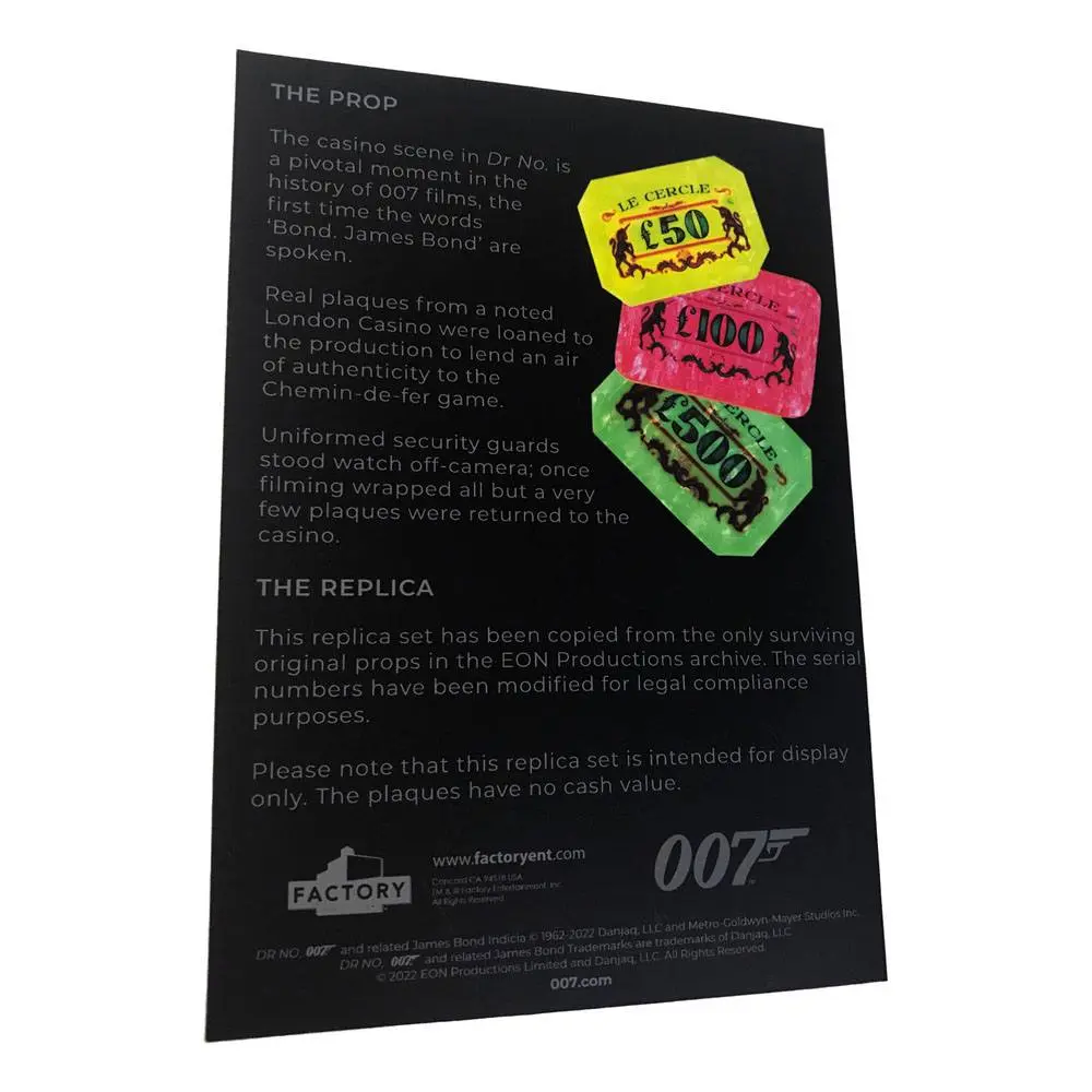 James Bond Replica 1/1 Dr. No Casino Plaques Limited Edition termékfotó