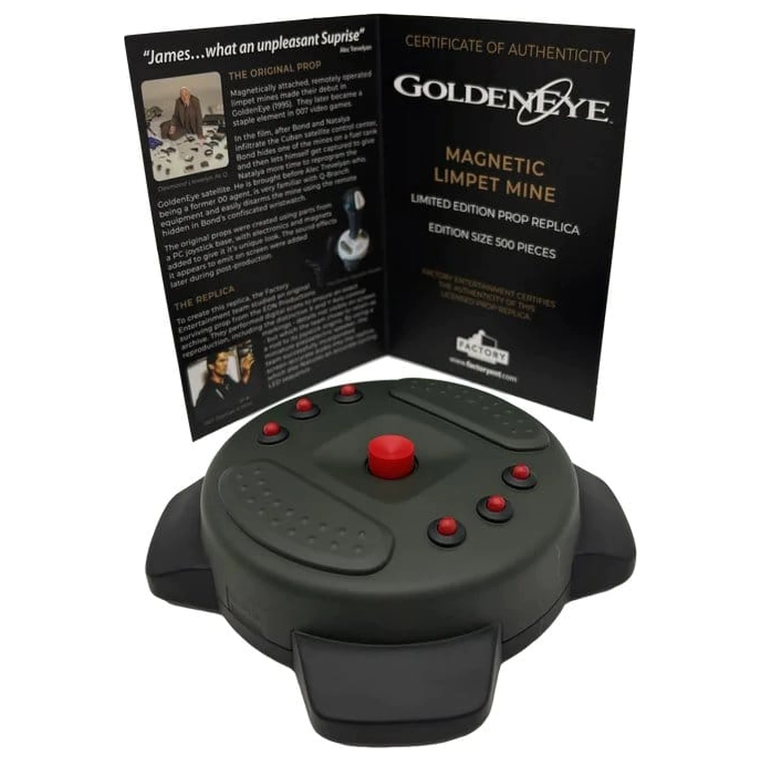 James Bond Prop Replica 1/1 GoldenEye Magnetic Limpet Mine 33 cm Limited Edition product photo