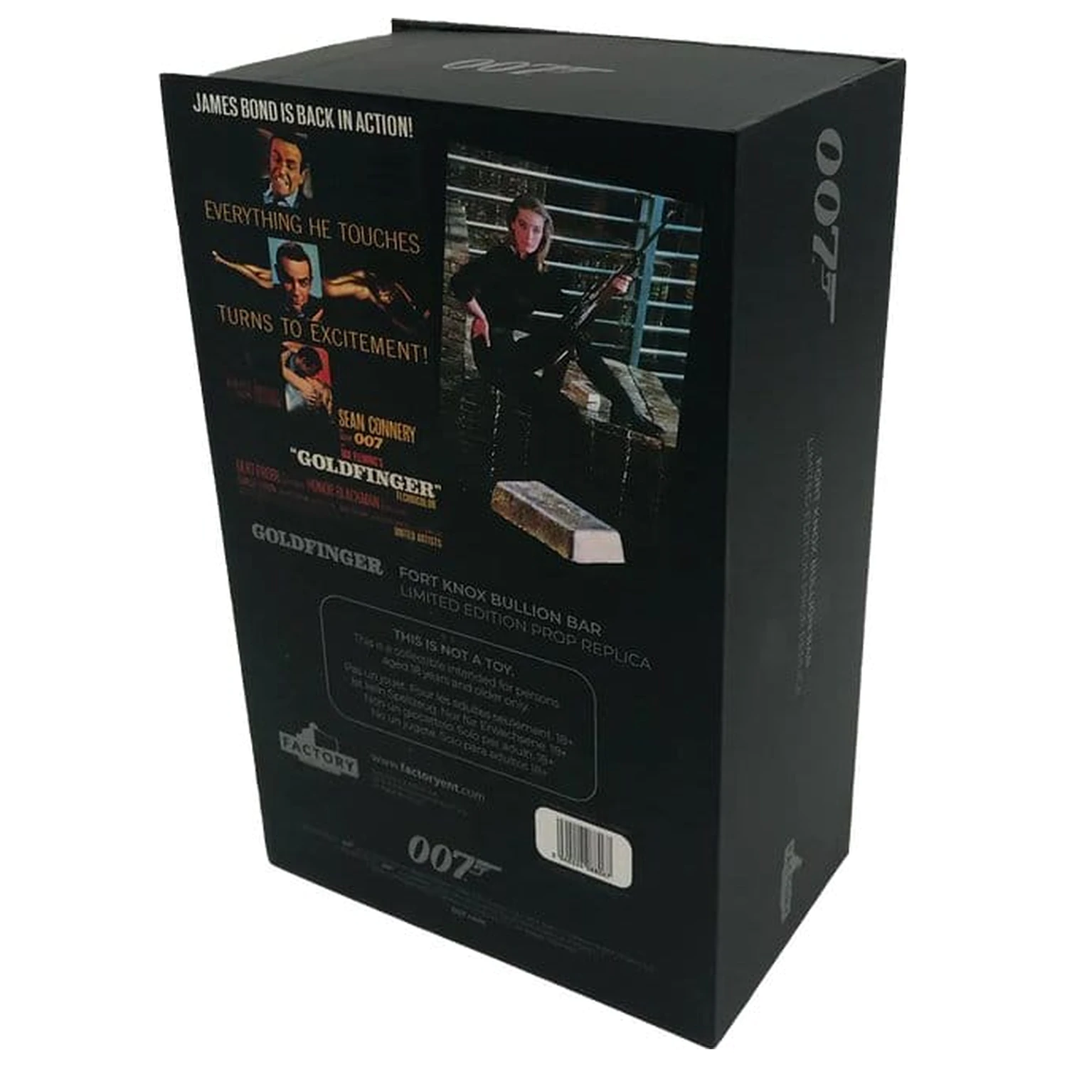 James Bond Prop Replica 1/1 Goldfinger Fort Knox Bullion Bar 25 cm Limited Edition product photo