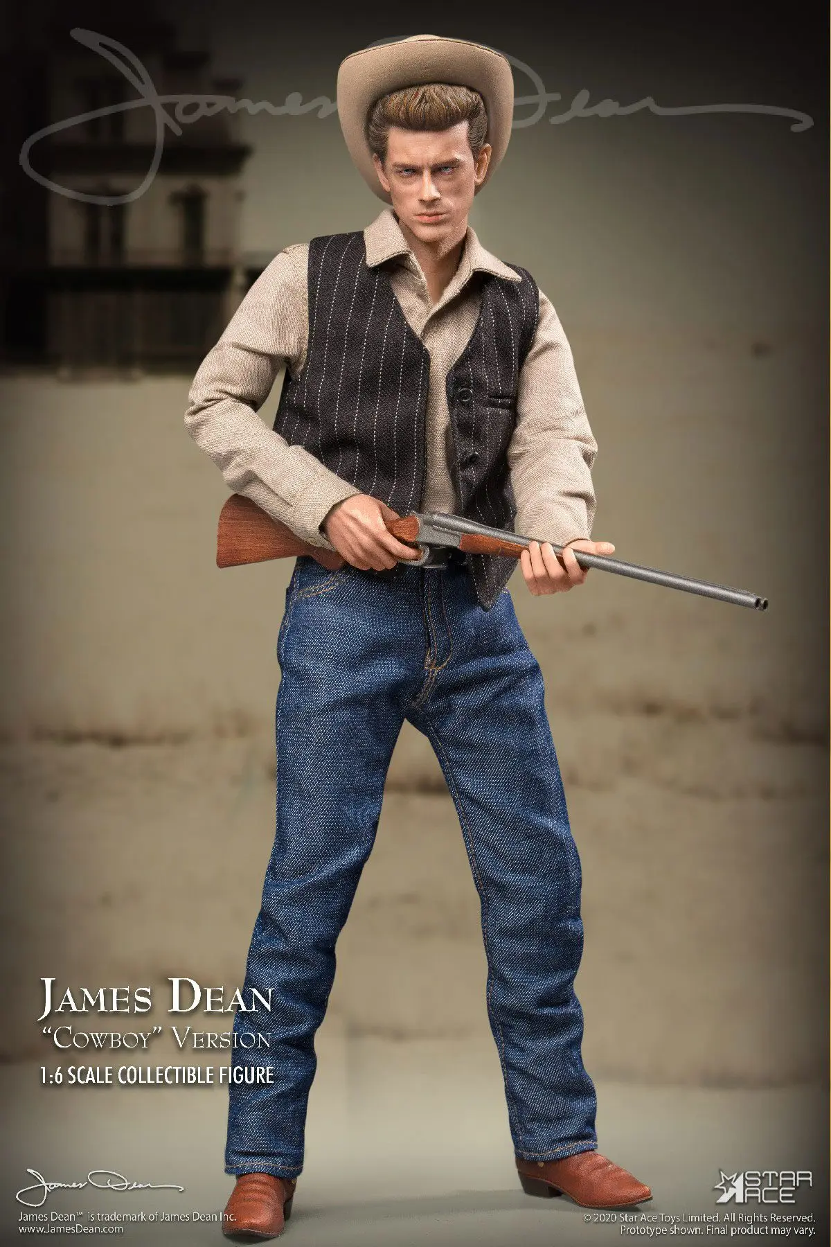 James Dean Action Figure 1/6 James Dean Cowboy Ver. 30 cm product photo