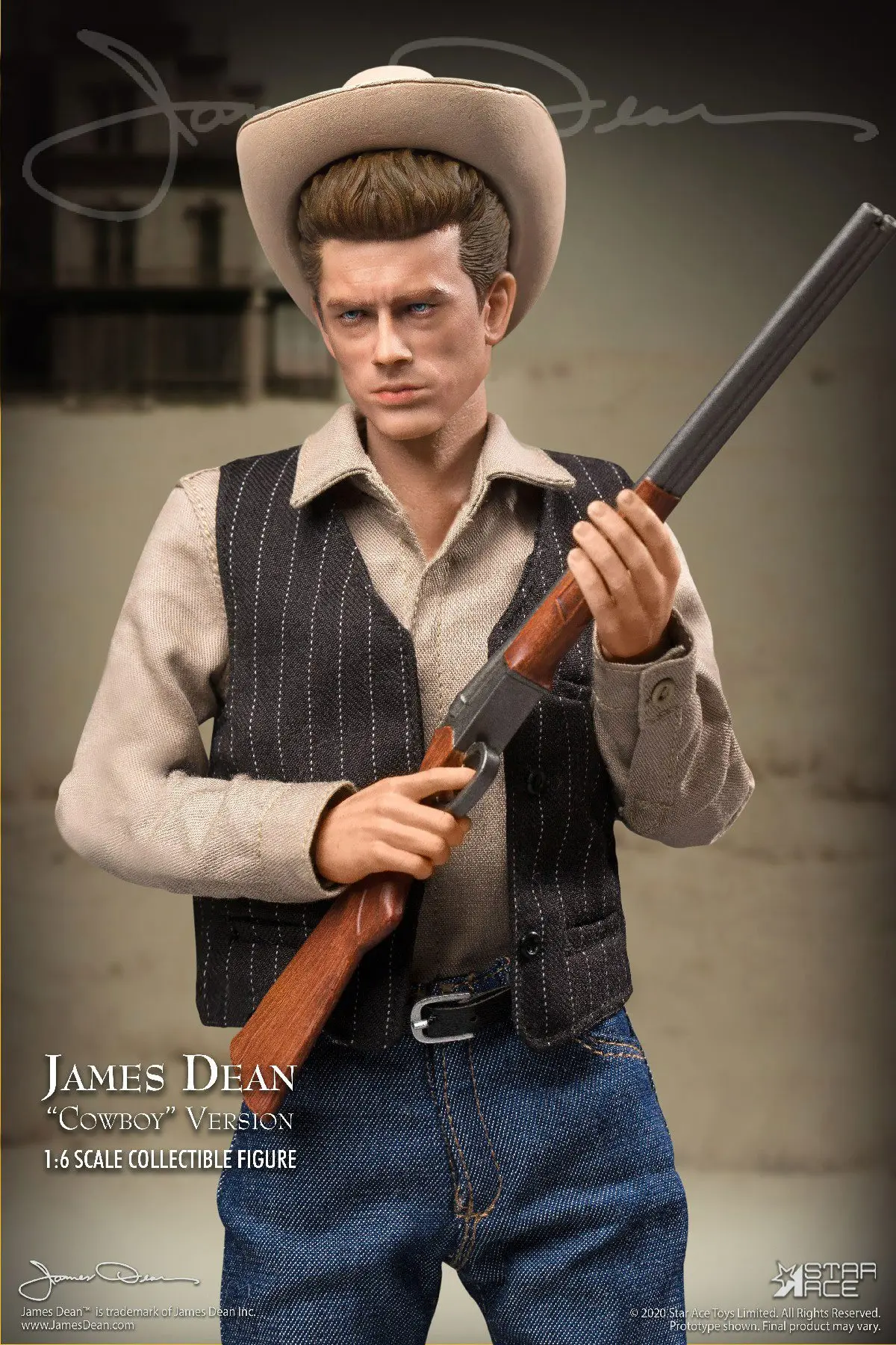James Dean Action Figure 1/6 James Dean Cowboy Ver. 30 cm product photo