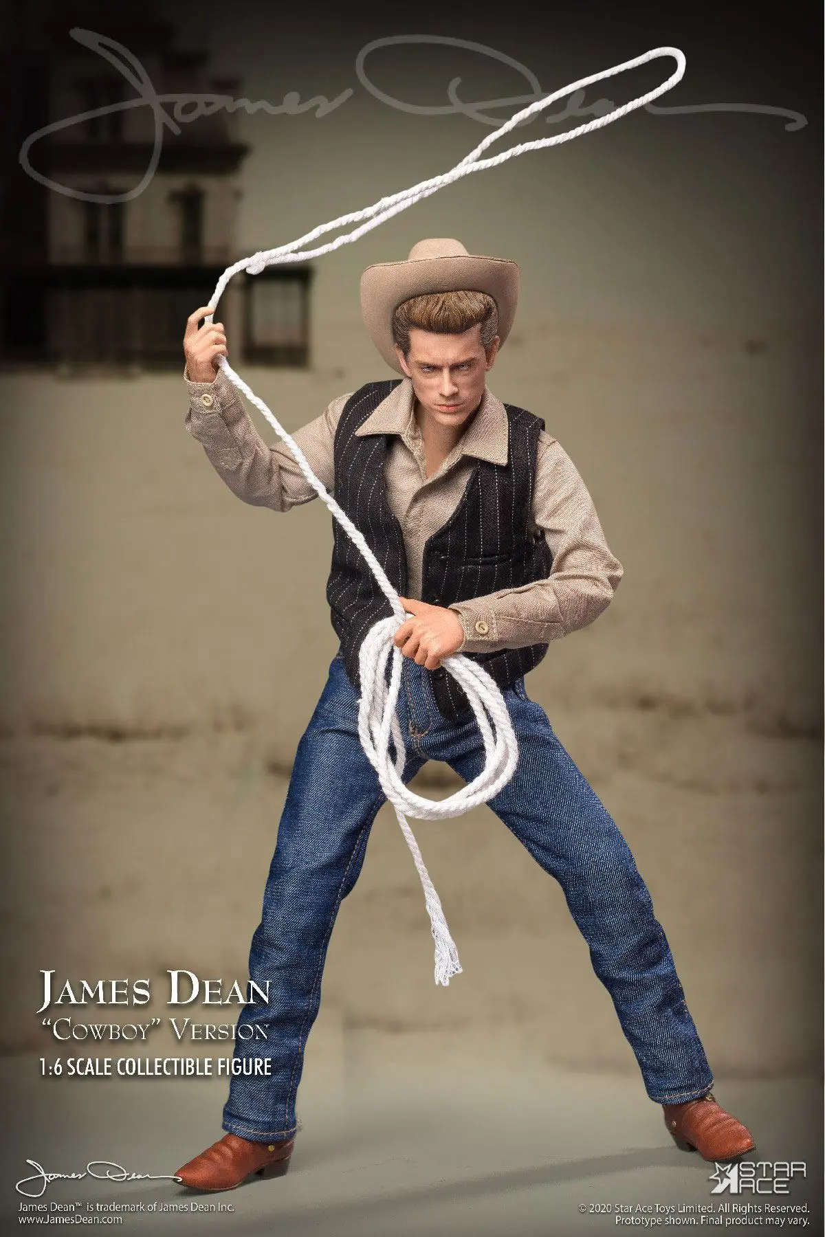 James Dean Action Figure 1/6 James Dean Cowboy Ver. 30 cm product photo