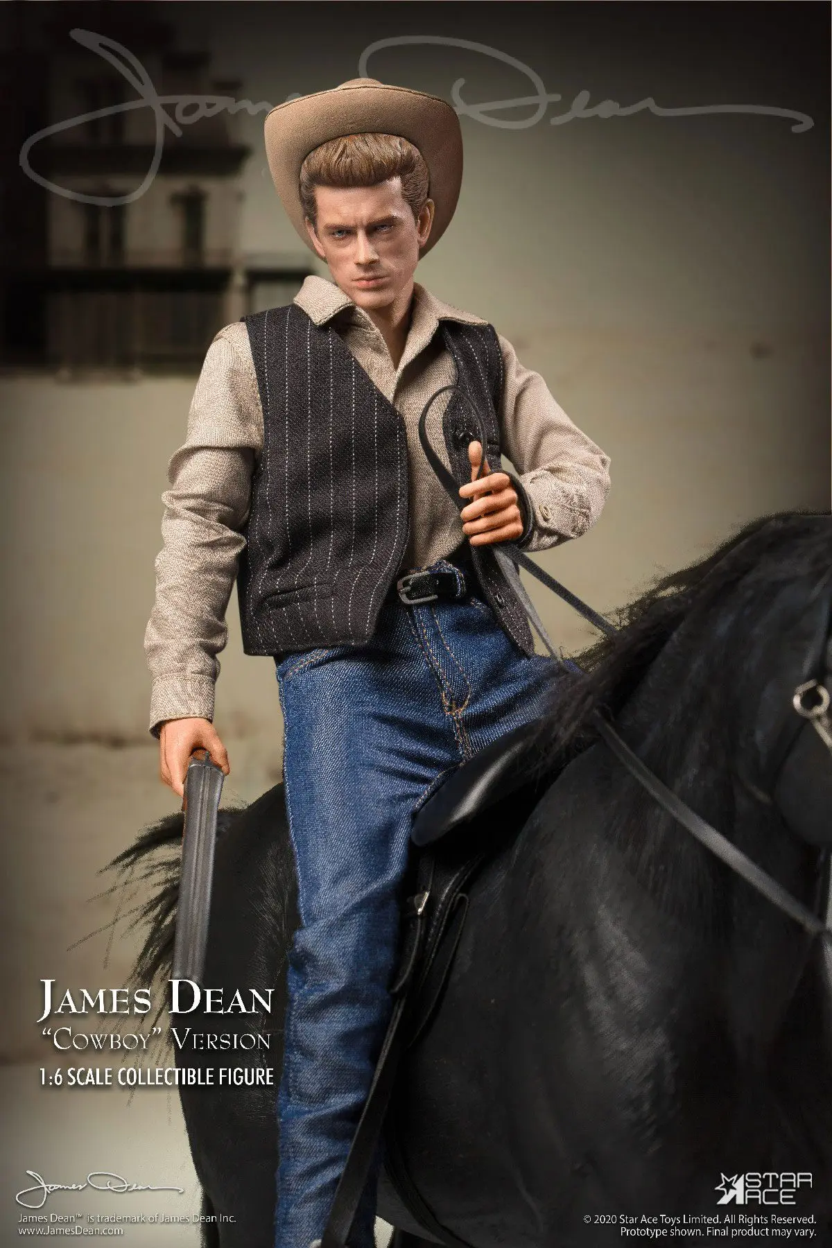 James Dean Action Figure 1/6 James Dean Cowboy Deluxe Ver. 30 cm product photo