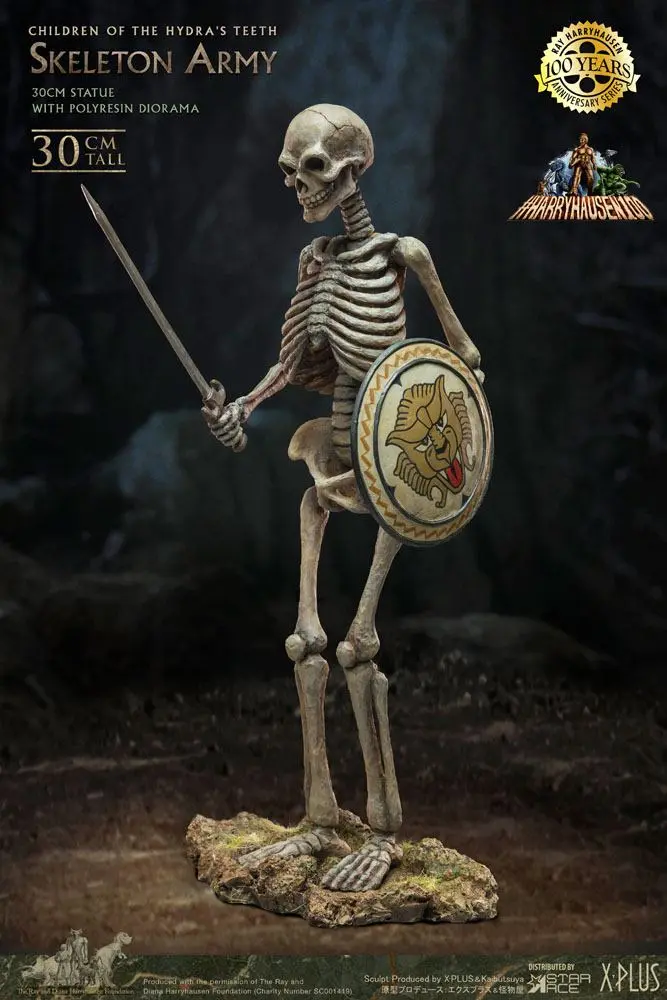 Jason and the Argonauts Gigantic Soft Vinyl Statue Ray Harryhausens Skeleton Army (Children of the Hydra's Teeth) 32 cm product photo