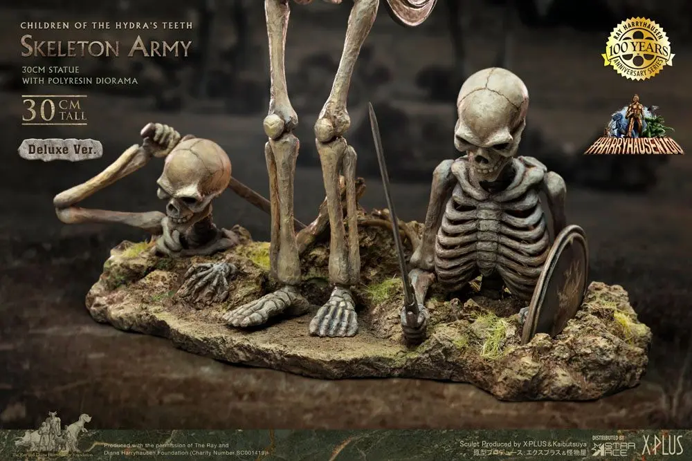 Jason and the Argonauts Gigantic Soft Vinyl Statue Ray Harryhausens Skeleton Army (Children of the Hydra's Teeth) Deluxe Ver. 32 cm product photo