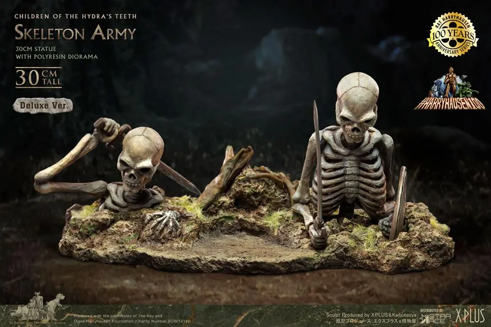 Jason and the Argonauts Gigantic Soft Vinyl Statue Ray Harryhausens Skeleton Army (Children of the Hydra's Teeth) Deluxe Ver. 32 cm product photo
