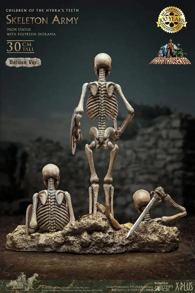 Jason and the Argonauts Gigantic Soft Vinyl Statue Ray Harryhausens Skeleton Army (Children of the Hydra's Teeth) Deluxe Ver. 32 cm product photo