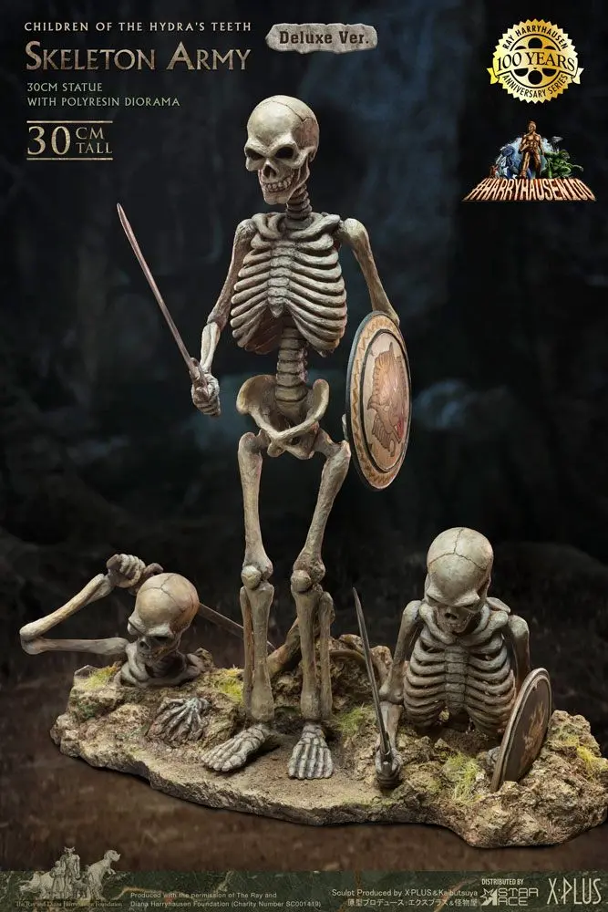 Jason and the Argonauts Gigantic Soft Vinyl Statue Ray Harryhausens Skeleton Army (Children of the Hydra's Teeth) Deluxe Ver. 32 cm product photo