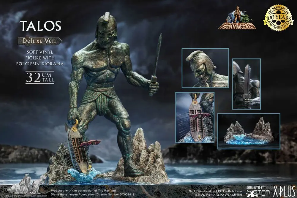 Jason and the Argonauts Soft Vinyl Statue Ray Harryhausens Talos Deluxe Ver. 32 cm product photo