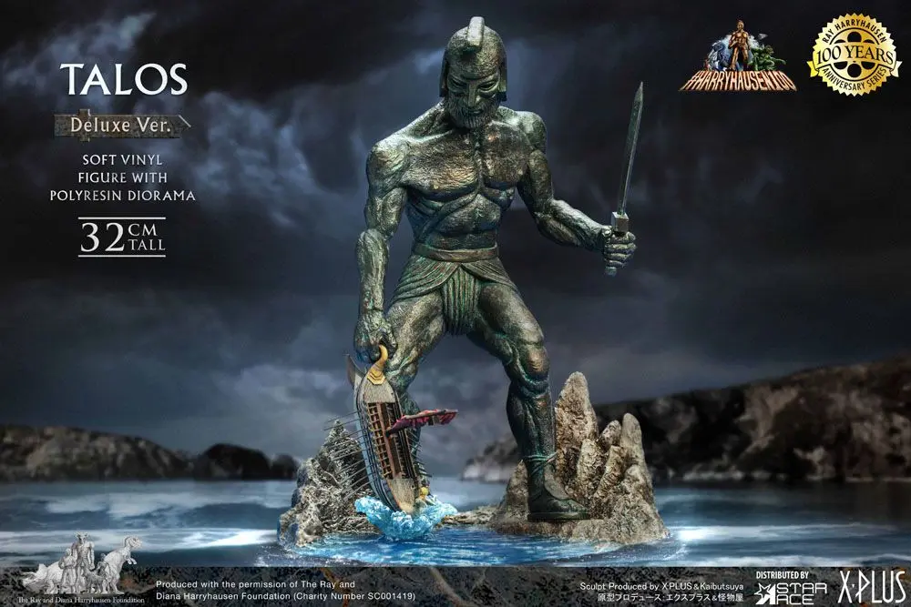 Jason and the Argonauts Soft Vinyl Statue Ray Harryhausens Talos Deluxe Ver. 32 cm product photo