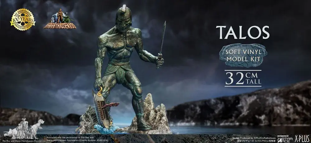Jason and the Argonauts Soft Vinyl Model Kit Ray Harryhausens Talos 32 cm product photo
