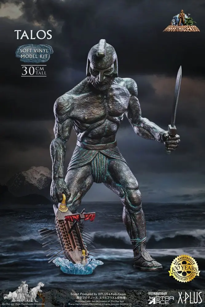 Jason and the Argonauts Soft Vinyl Model Kit Ray Harryhausens Talos 32 cm product photo