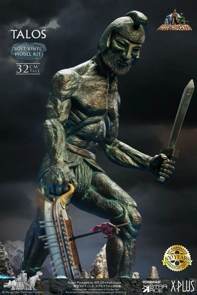 Jason and the Argonauts Soft Vinyl Model Kit Ray Harryhausens Talos 32 cm product photo